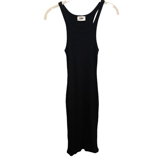 NWOT LNA black ribbed dress - Picture 1 of 7
